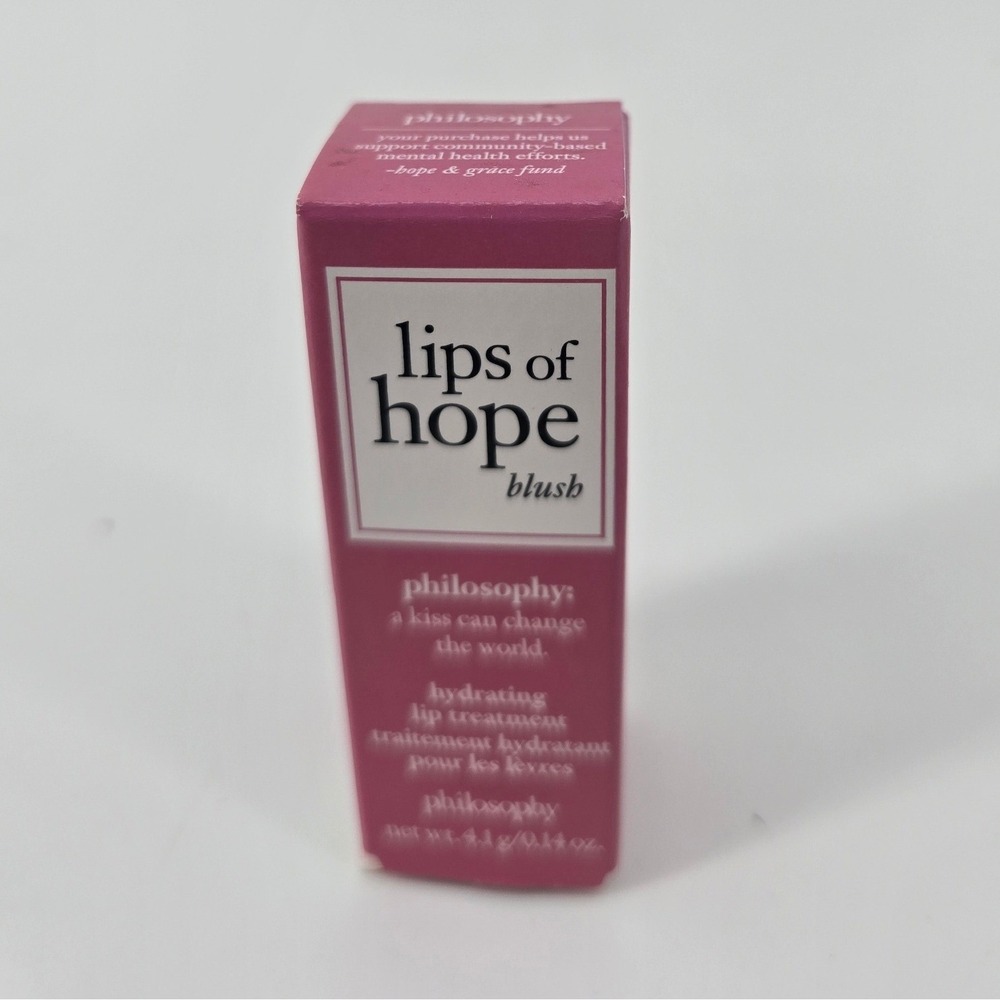 Philosophy Lips of Hope Hydrating Lip Treatment Women 0.14oz Blush Pink Tinted